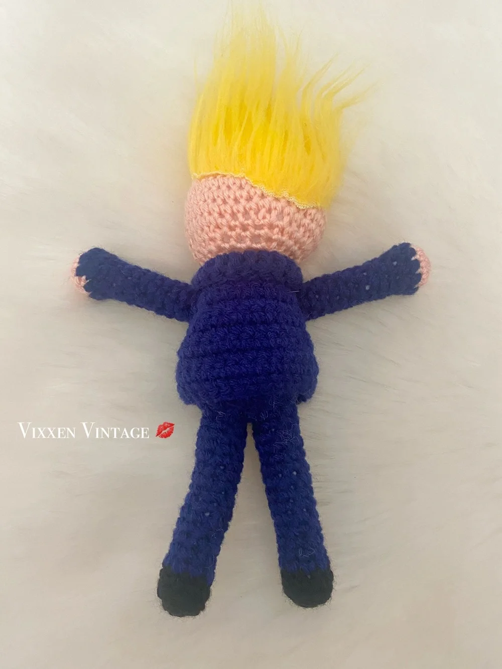AMERICAN REPUBLICAN PRESIDENT DONALD J. TRUMP AMIGURUMI CROCHET DOLL
